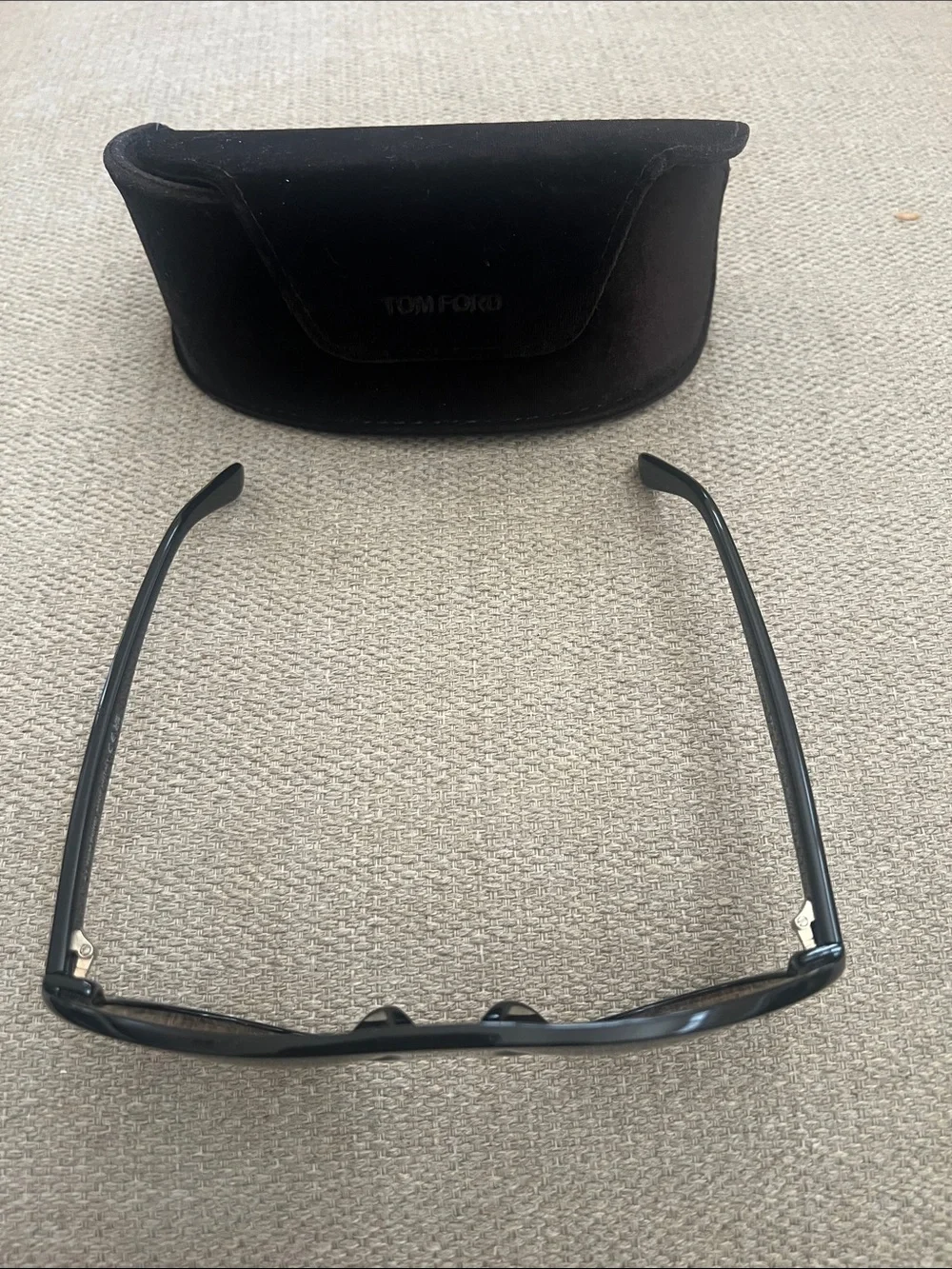 Tom Ford Black Camillo-02 Aviator Unisex Sunglasses in EUC